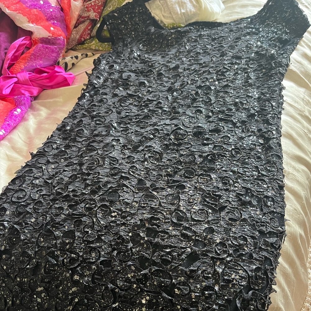 Carrie Allen Unique Little Black Dress - Picture 6 of 8